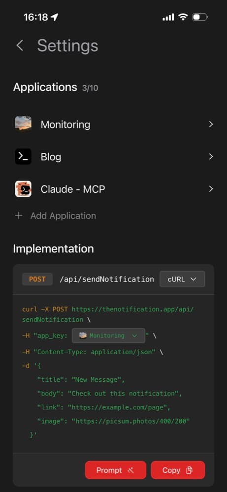 The Notification App screenshot 4